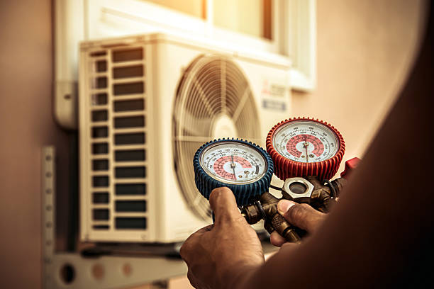 Professional Hvac technician working in Loganville, PA